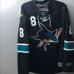 NHL SanJose Sharks 8 Joe Pavelski Blk authentic